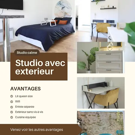 Apartamento Calme Avec Exterieur Et Entree Autonome